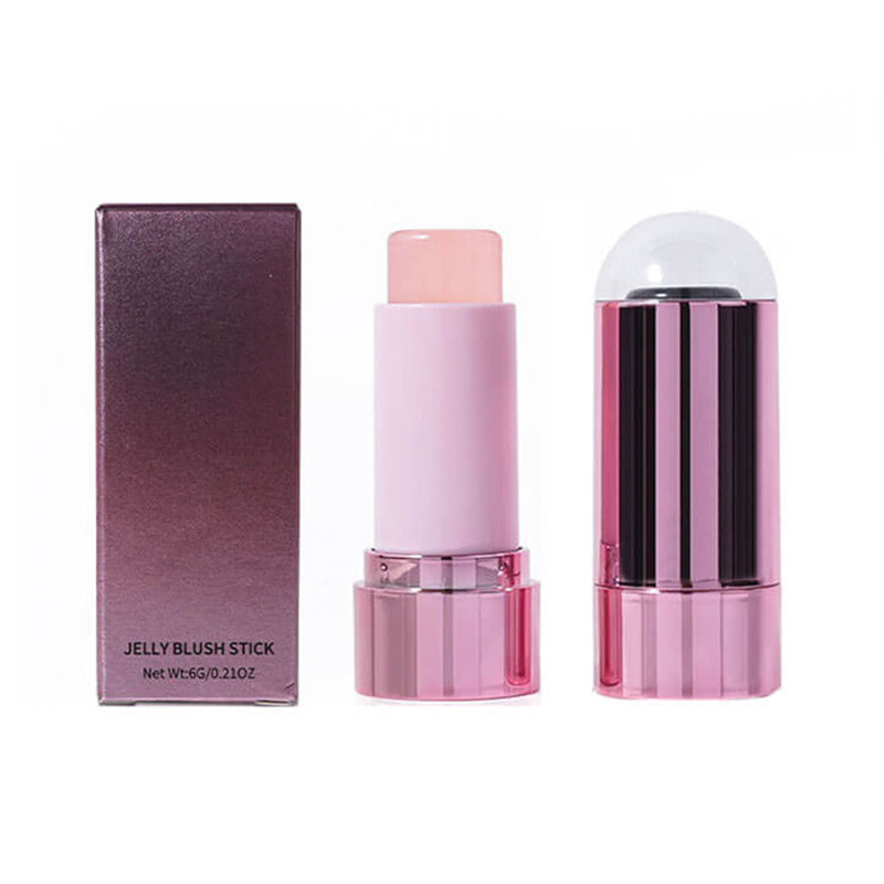6 color jelly blush stick cream color changing lips cheeks natural