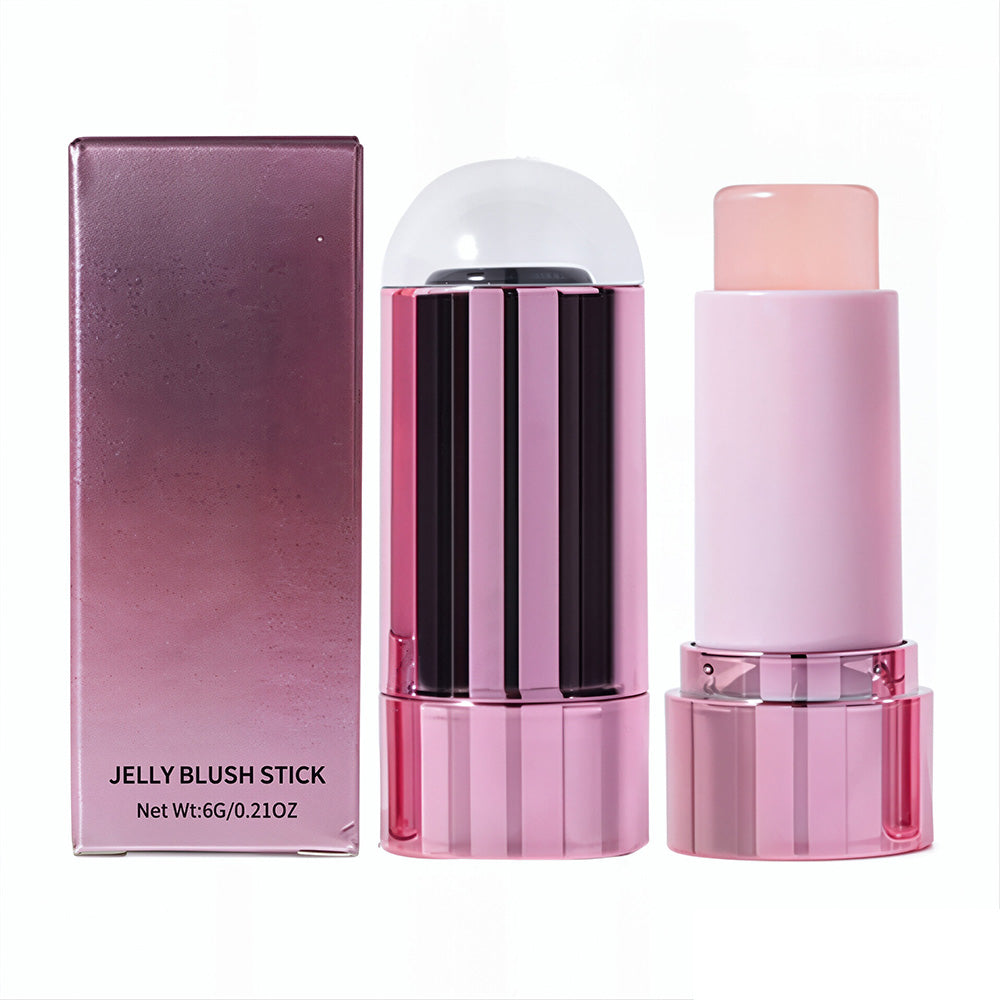 6 Color Jelly Blush Stick Cream Color Changing Lips Cheeks Natural No Logo