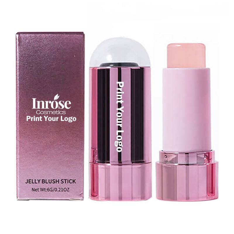 6 color jelly blush stick cream color changing lips cheeks natural no logo