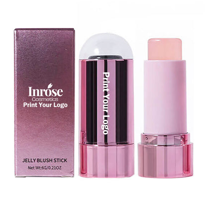 6 color jelly blush stick cream color changing lips cheeks natural no logo