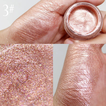 7 color jelly highlighter liquid eyeshadow shimmer high pigmented
