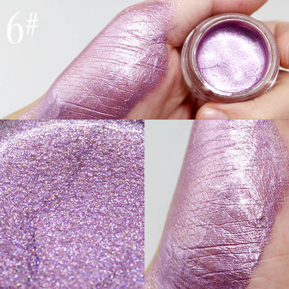 7 color jelly highlighter liquid eyeshadow shimmer high pigmented