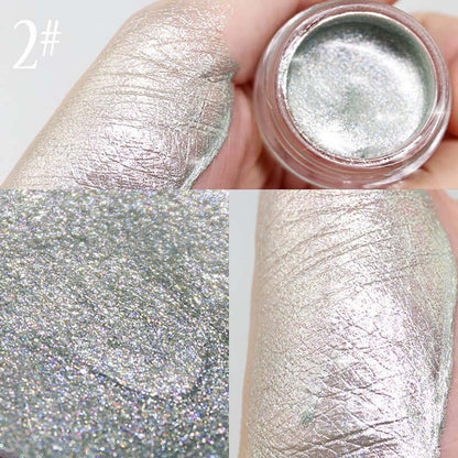 7 Color Jelly Highlighter Liquid Eyeshadow Shimmer Brighten High Pigmented
