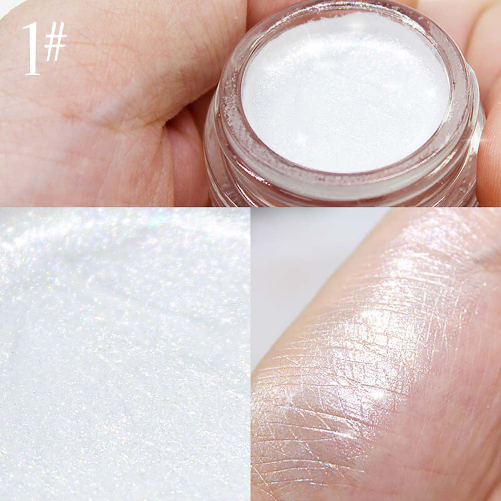 7 Color Jelly Highlighter Liquid Eyeshadow Shimmer Brighten High Pigmented