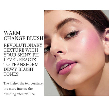 6 color jelly blush stick cream color changing lips cheeks natural