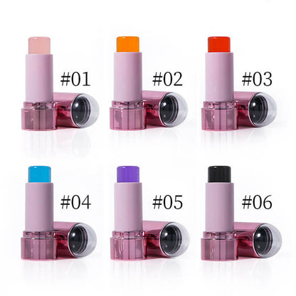6 color jelly blush stick cream color changing lips cheeks natural