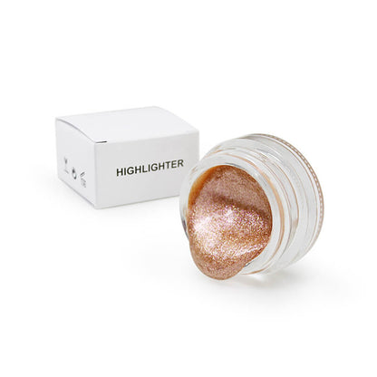 7 Color Jelly Highlighter Liquid Eyeshadow Shimmer Brighten High Pigmented