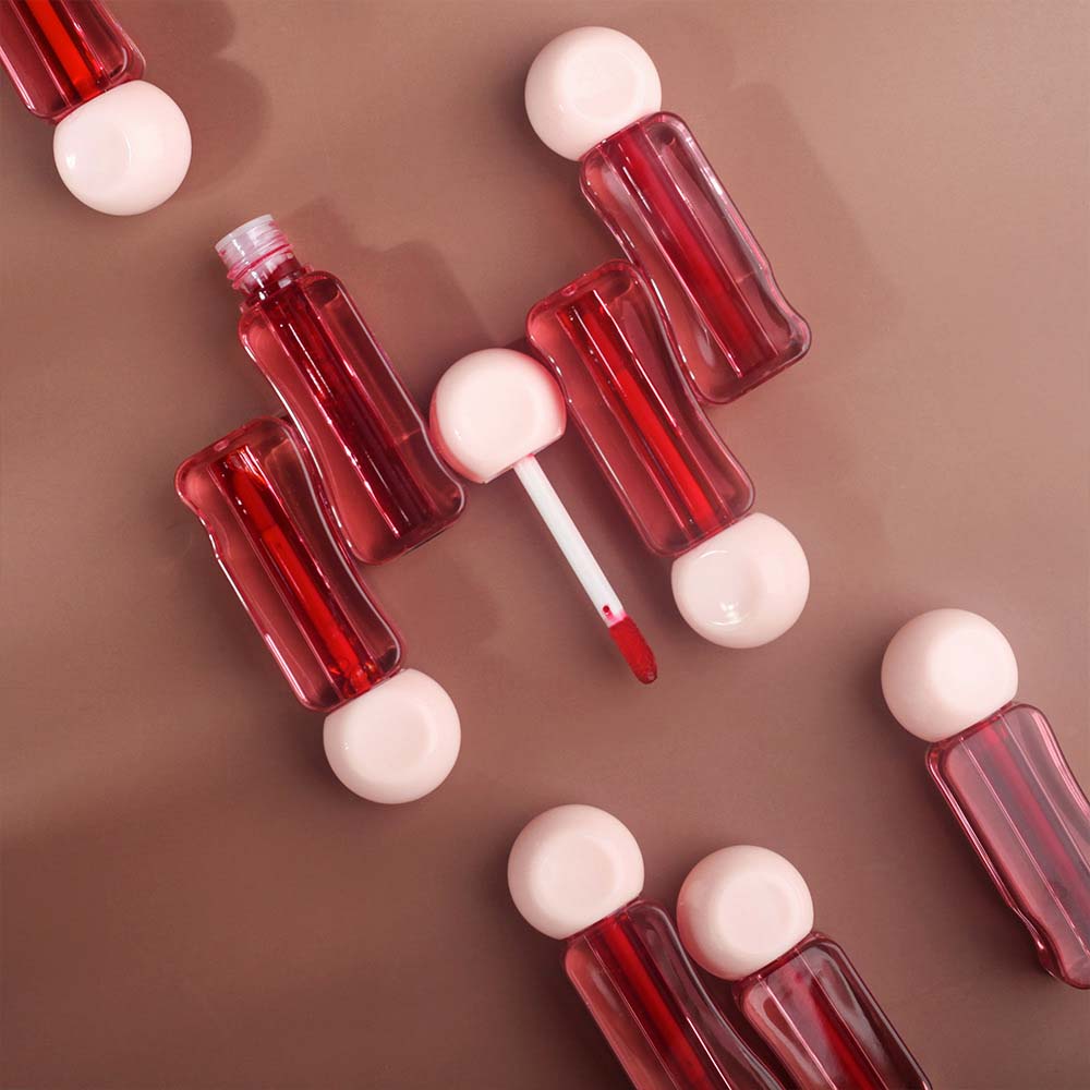 4-color Jelly Lip Tint Fruit Juice Lip Stain Waterproof Long Lasting Vegan