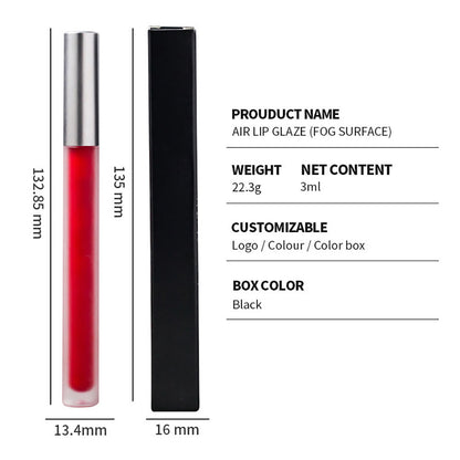 7-color Air Lip Gloss Lip Tint Oil-free Waterproof Non-fading Long-lasting
