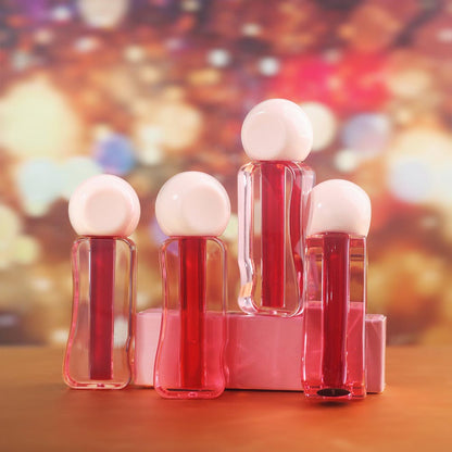 4-color Jelly Lip Tint Fruit Juice Lip Stain Waterproof Long Lasting Vegan
