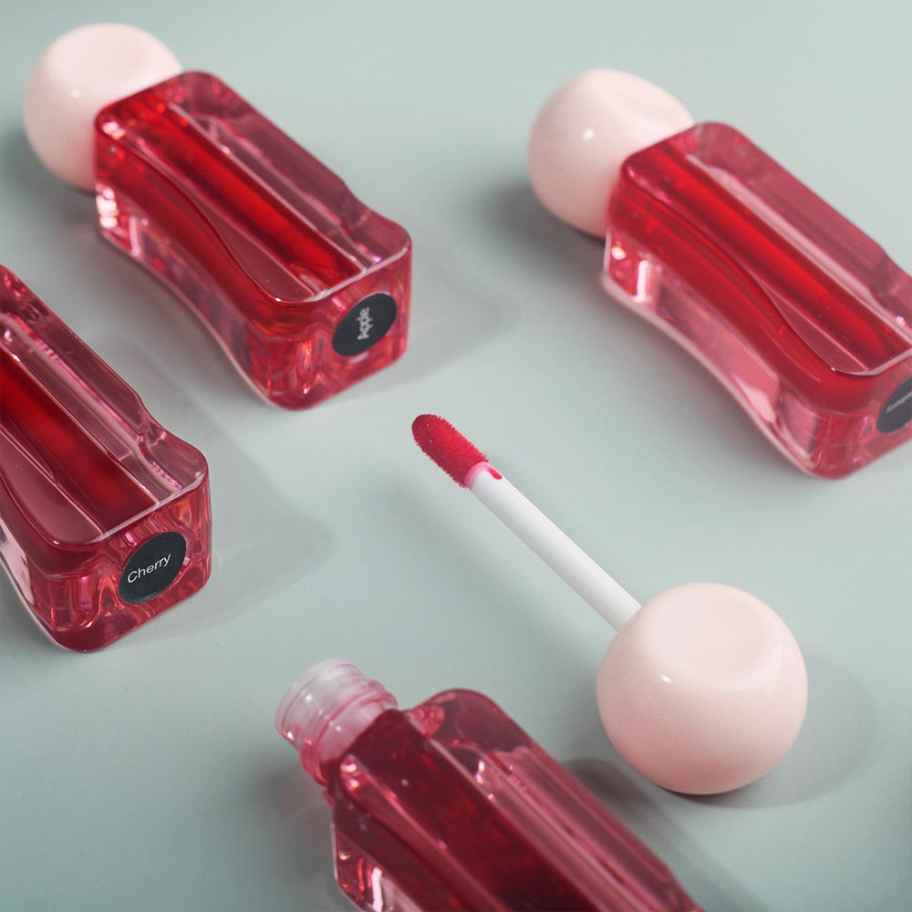 4-color Jelly Lip Tint Fruit Juice Lip Stain Waterproof Long Lasting Vegan