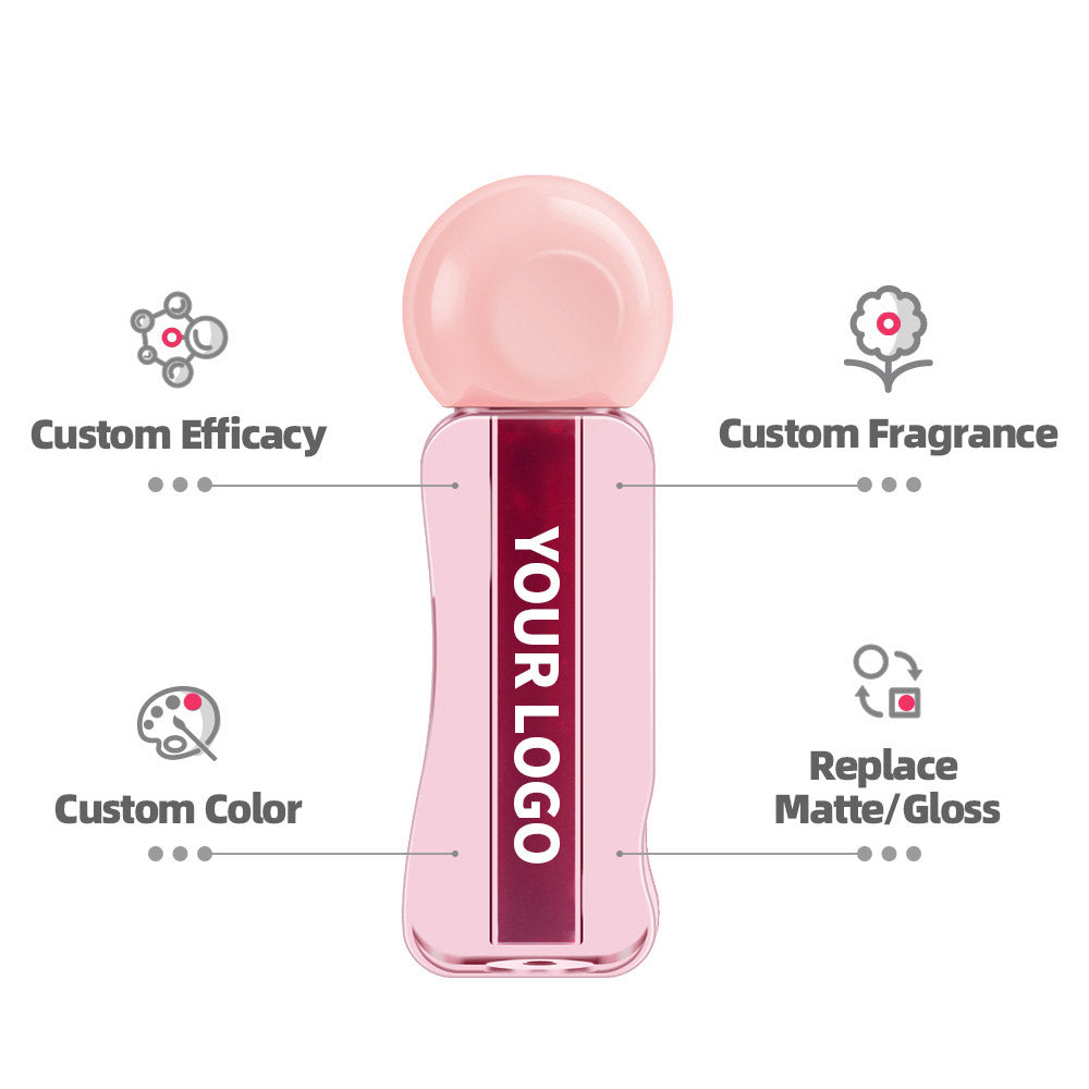 4-color Jelly Lip Tint Fruit Juice Lip Stain Waterproof Long Lasting Vegan