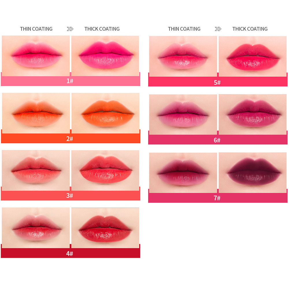 7-color Air Lip Gloss Lip Tint Oil-free Waterproof Non-fading Long-lasting