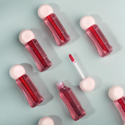4-color Jelly Lip Tint Fruit Juice Lip Stain Waterproof Long Lasting Vegan