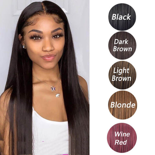 Women wigs lady straight hair natural fashion 25.6 inch
