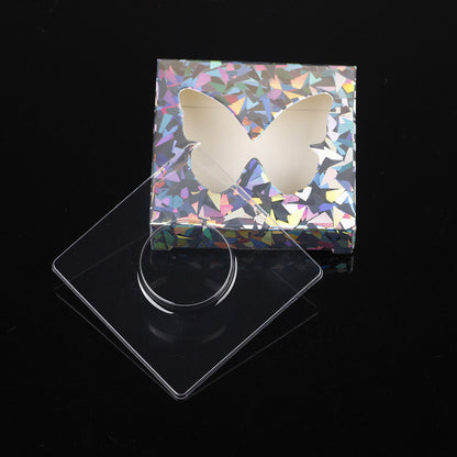 12 color butterfly eyelash box square lash packaging box fashion style