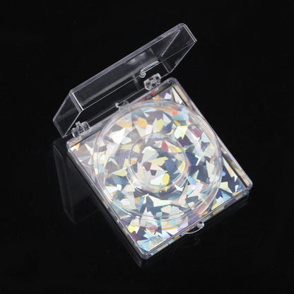 13 color square eyelash box empty packaging box thickened single pair