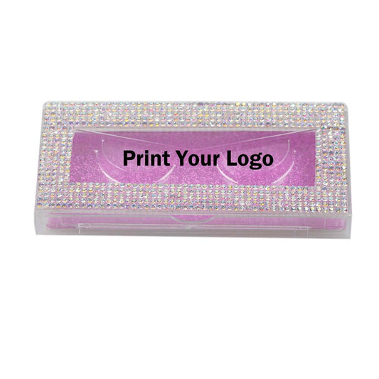 11 color diamond lash box pull-out rectangular eyelash packaging box