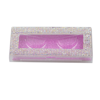 11 color diamond lash box pull-out rectangular eyelash packaging box