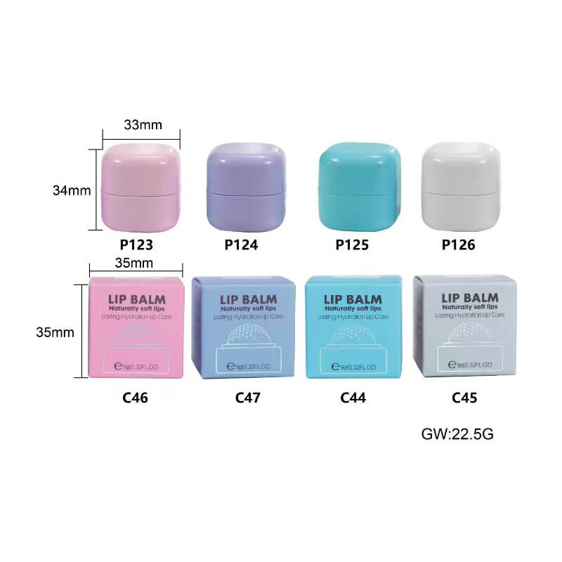4 flavor fruit lip balm moisturizing nourishing lip care