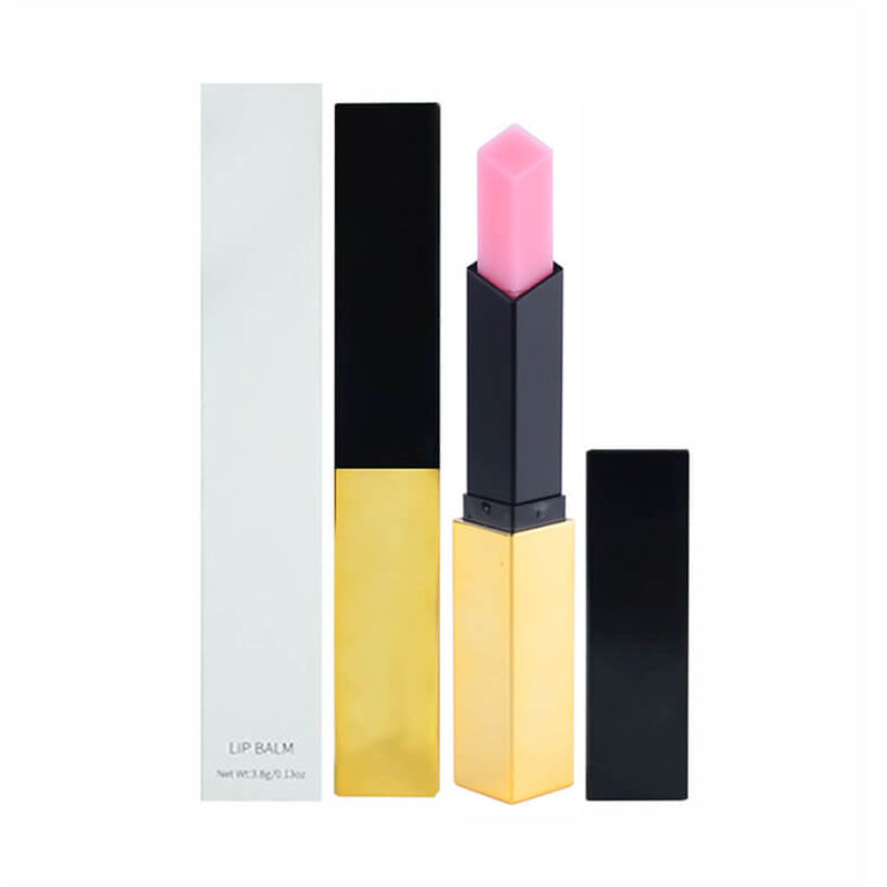 Colorless lip balm hydrating lip mask moisturizing small gold bar