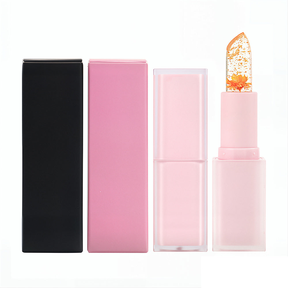 5 Color Lip Balm Flower Lipstick Color Change Hydrate Long Lasting