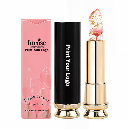 5 Color Jelly Lipstick Flower Lip Balm Color Changing Moisturizing Long Lasting