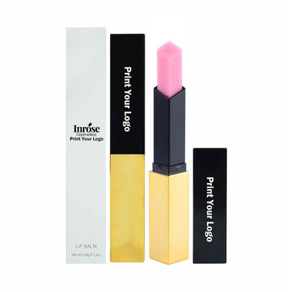 Colorless lip balm hydrating lip mask moisturizing small gold bar