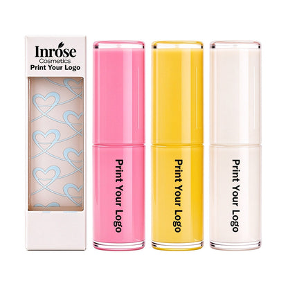 3-flavor Fruity Vanilla Lip Balm Moisturizing Hydrating Wholesale Private Label