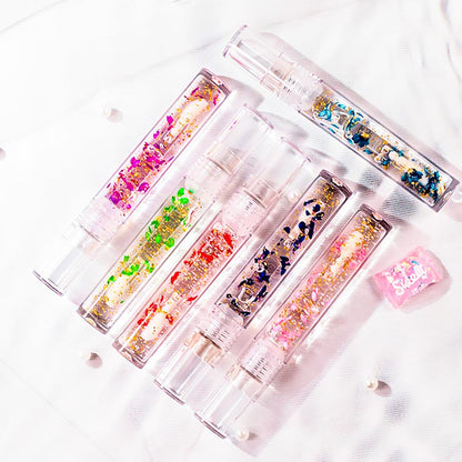 10 Color Clear Lip Oil Petal Temperature Change Color Lipgloss Private Label
