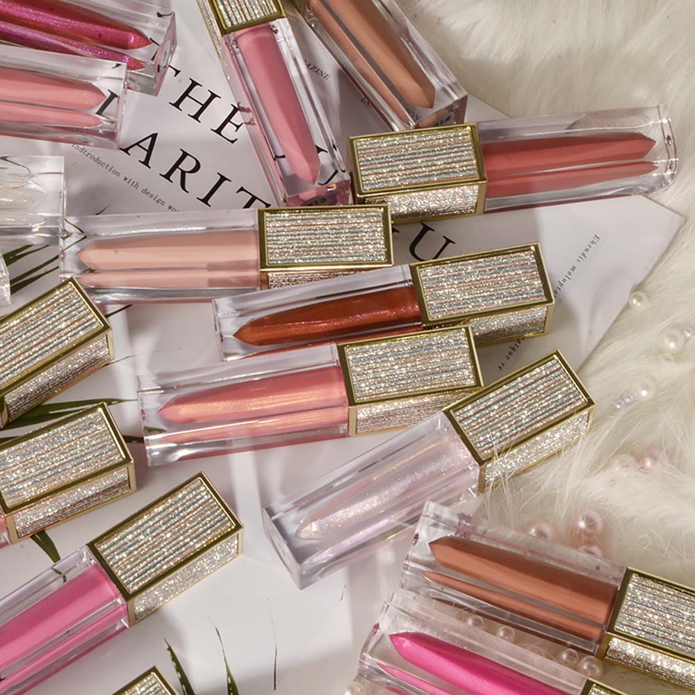 [50 Pieces Lip Gloss & Your Logo & Free Shipping] Nude High Pigment Lipgloss