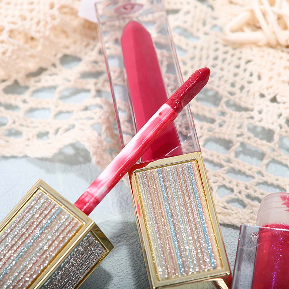 [50 Pieces Lip Gloss & Your Logo & Free Shipping] Nude High Pigment Lipgloss