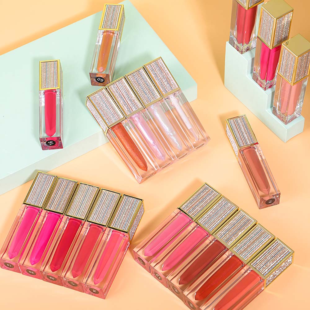 [50 Pieces Lip Gloss & Your Logo & Free Shipping] Nude High Pigment Lipgloss