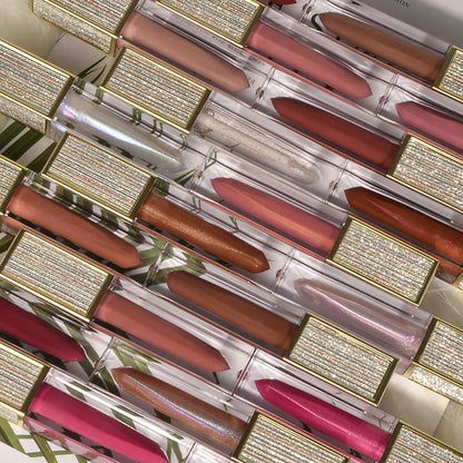 [50 Pieces Lip Gloss & Your Logo & Free Shipping] Nude High Pigment Lipgloss