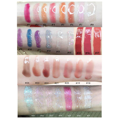 31 color jelly lip gloss nude high pigmented squeeze tube