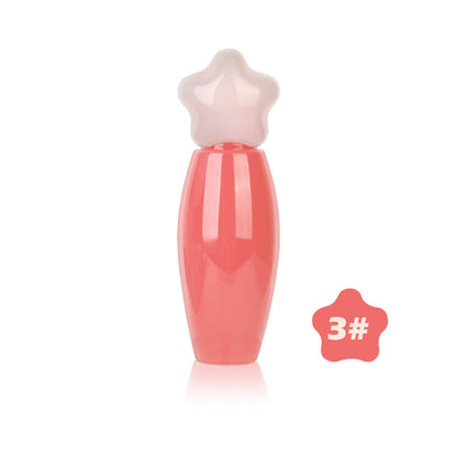 6-Color Star Lip Gloss Mint Plumping Lip Glaze Moisturizing Private Label