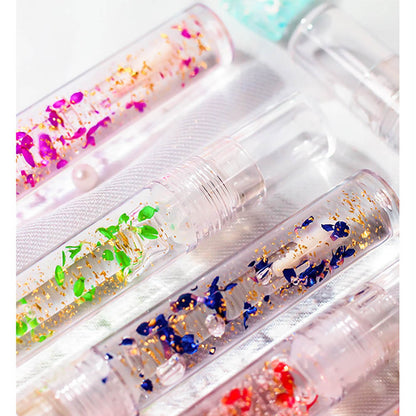 10 Color Clear Lip Oil Petal Temperature Change Color Lipgloss Private Label