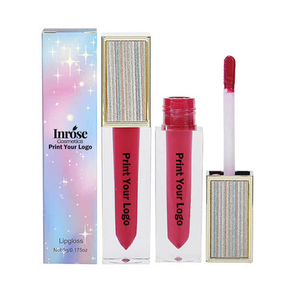 [50 pieces lip gloss & your logo & free shipping] nude high pigment lipgloss