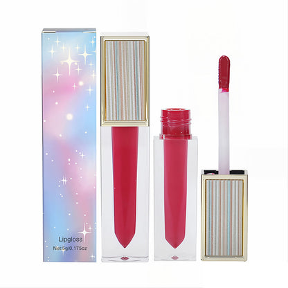 [50 Pieces Lip Gloss & Your Logo & Free Shipping] Nude High Pigment Lipgloss