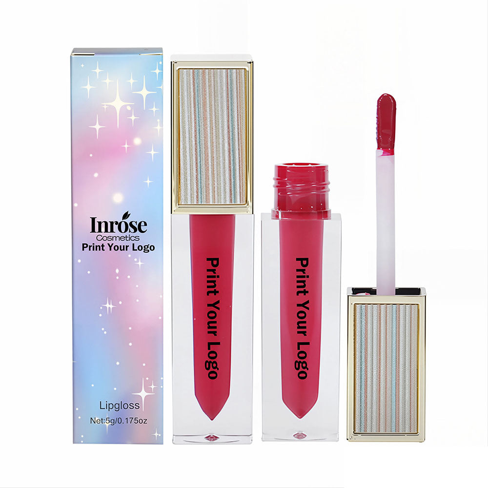 [50 Pieces Lip Gloss & Your Logo & Free Shipping] Nude High Pigment Lipgloss
