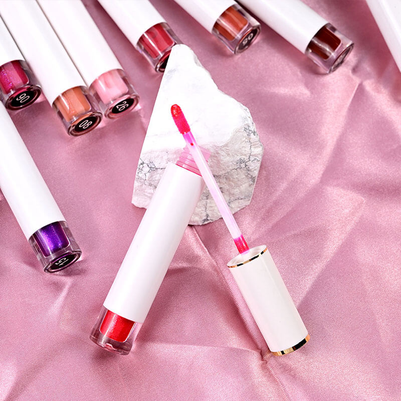 42 Colors Lip Gloss Nude Lip Glaze Vegan High Pigmented Glossy Private Label