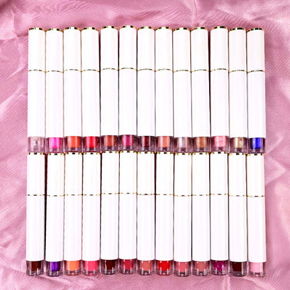 42 Colors Lip Gloss Nude Lip Glaze Vegan High Pigmented Glossy Private Label