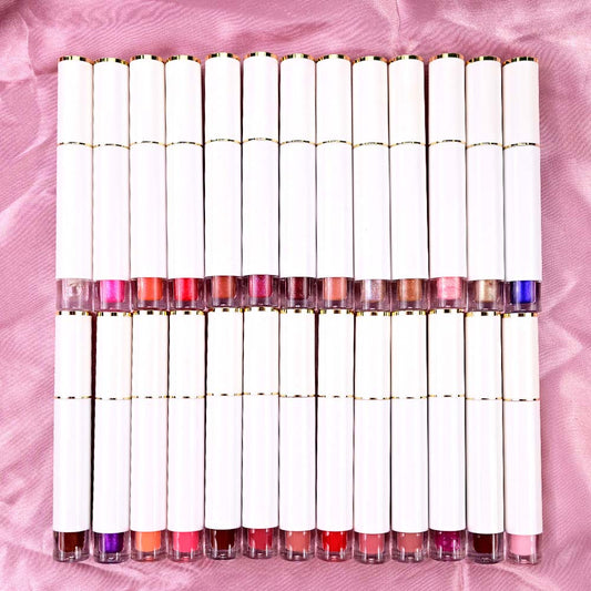 42 Colors Lip Gloss Nude Lip Glaze Vegan High Pigmented Glossy Private Label