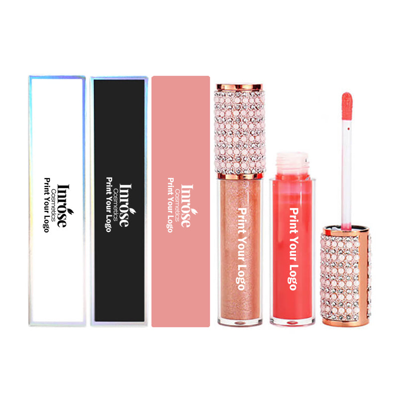 40 color lip gloss nude lip tint high pigment plumping diamond gold tube