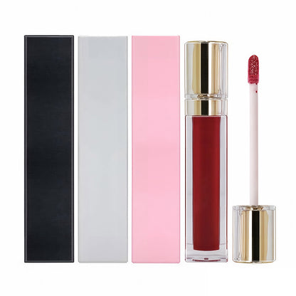 39 Color Nude Lip Gloss No Logo Lip Glaze High Pigment Long Lasting Gold Tube