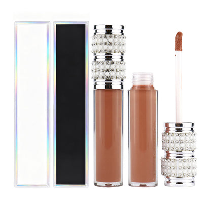 40 Color Lip Gloss Wholesale Lip Glaze Nude Vegan Long Lasting Silver Tube