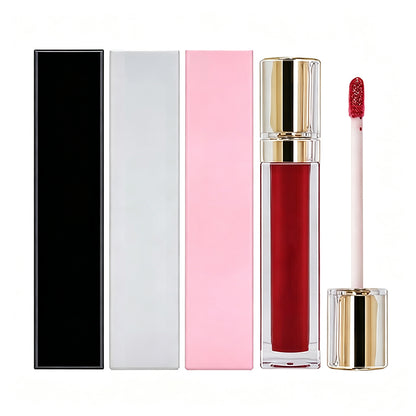 39 Color Nude Lip Gloss No Logo Lip Glaze High Pigment Long Lasting Gold Tube