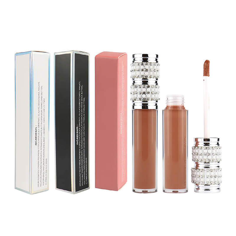 40 color lip gloss wholesale lip glaze nude vegan long lasting silver tube