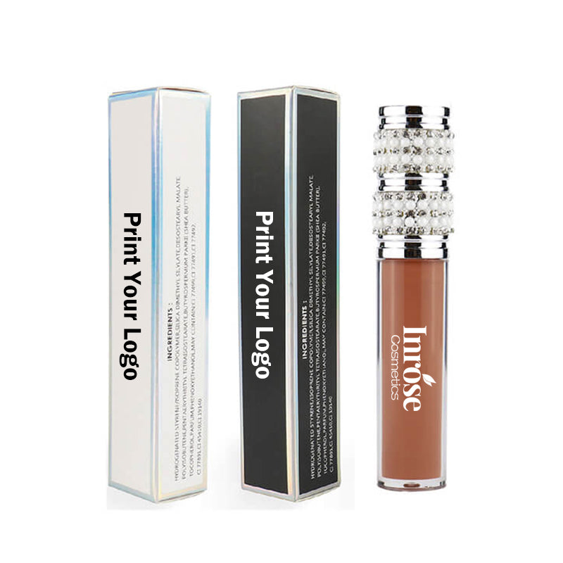 40 color lip gloss lip glaze nude vegan long lasting silver tube (color 01-30)
