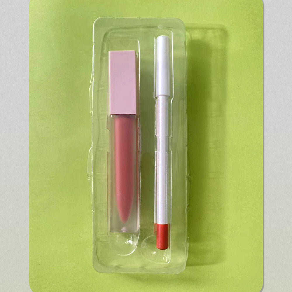 65 Color Lip Gloss And Lip Liner Set 2 In 1 Lip Kit Moisturizing High Pigmented